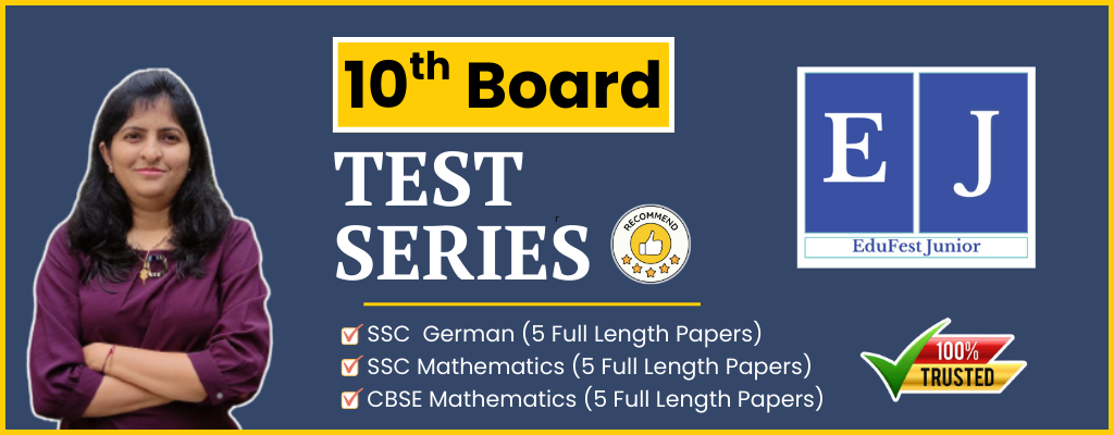 10th Board Test Series launched! Enrol Now!