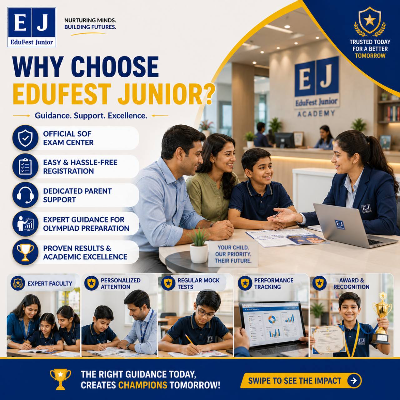 Why choose EduFest Junior Academy as official SOF exam center in Pune